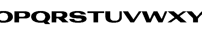 AntarcticaVAR UltraExpandedBlackContrast Instance Font UPPERCASE