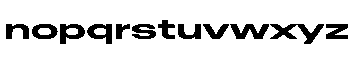 AntarcticaVAR UltraExpandedBold Instance Font LOWERCASE
