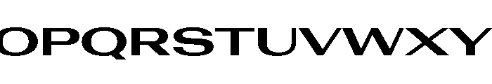AntarcticaVAR UltraExpandedBoldContrast Instance Font UPPERCASE