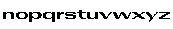 AntarcticaVAR UltraExpandedBoldContrast Instance Font LOWERCASE