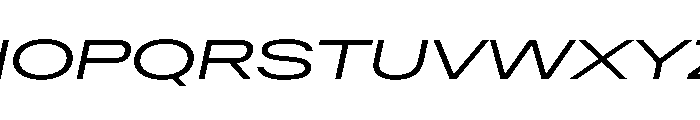 AntarcticaVAR UltraExpandedBookItalic Instance Font UPPERCASE