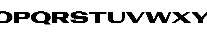 AntarcticaVAR UltraExpandedExtraBlackContrast Instance Font UPPERCASE