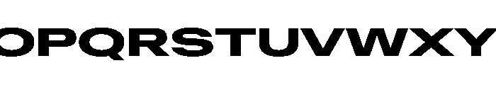 AntarcticaVAR UltraExpandedExtraBold Instance Font UPPERCASE