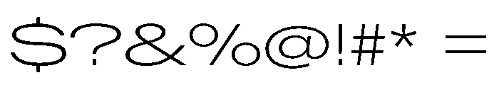 AntarcticaVAR UltraExpandedExtraLight Instance Font OTHER CHARS