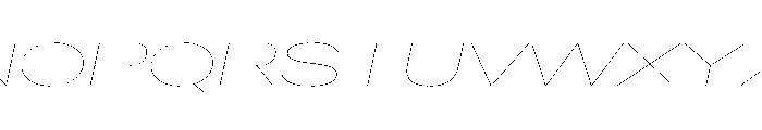 AntarcticaVAR UltraExpandedHairlineItalicContrast Instance Font UPPERCASE