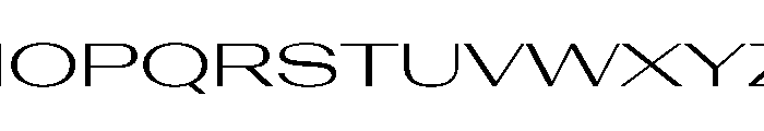 AntarcticaVAR UltraExpandedLightContrast Instance Font UPPERCASE