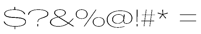 AntarcticaVAR UltraExpandedThinContrast Instance Font OTHER CHARS