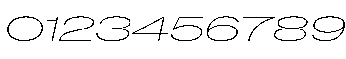 AntarcticaVAR UltraExpandedThinItalic Instance Font OTHER CHARS