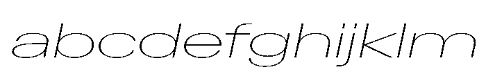 AntarcticaVAR UltraExpandedThinItalicContrast Instance FONT