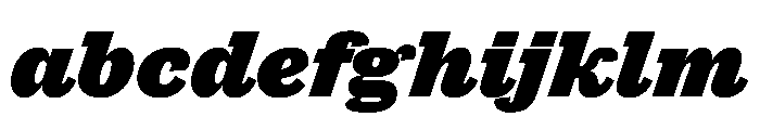 Antique No. 6 Black Italic FONT