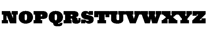 Antique No. 6 Black Font UPPERCASE