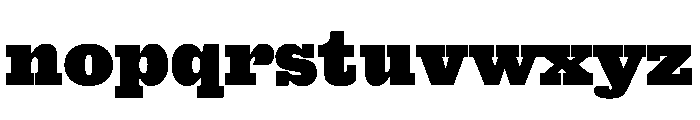Antique No. 6 Black Font LOWERCASE