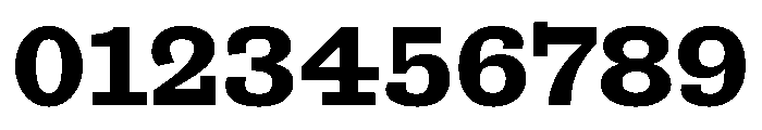 Antique No. 6 Bold Font OTHER CHARS