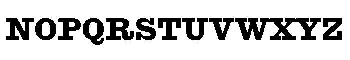 Antique No. 6 Bold Font UPPERCASE