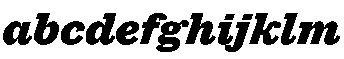 Antique No. 6 Extrabold Italic FONT