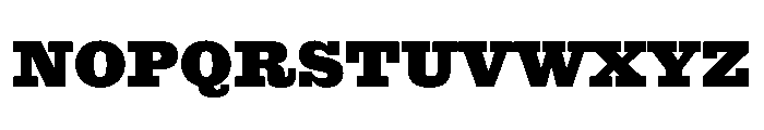 Antique No. 6 Extrabold Font UPPERCASE