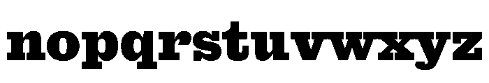 Antique No. 6 Extrabold Font LOWERCASE