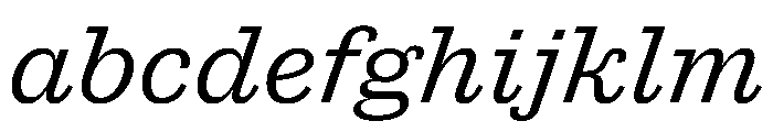Antique No. 6 Italic FONT