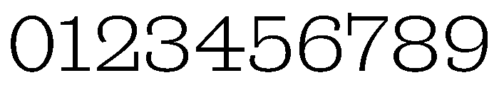 Antique No. 6 Light Font OTHER CHARS