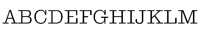 Antique No. 6 Light Font UPPERCASE