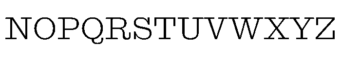 Antique No. 6 Light Font UPPERCASE