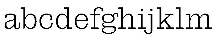 Antique No. 6 Light FONT