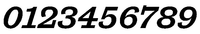 Antique No. 6 Medium Italic Font OTHER CHARS