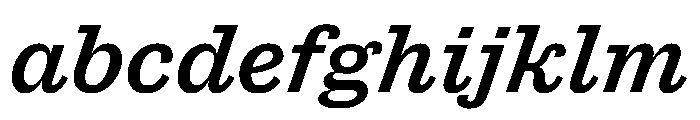 Antique No. 6 Medium Italic FONT