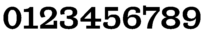 Antique No. 6 Medium Font OTHER CHARS