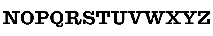Antique No. 6 Medium Font UPPERCASE