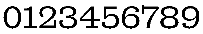 Antique No. 6 Roman Font OTHER CHARS