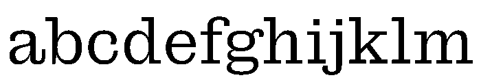 Antique No. 6 Roman FONT