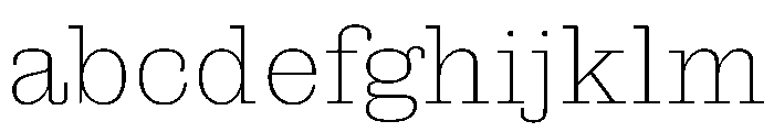 Antique No. 6 Thin FONT