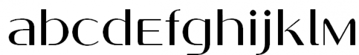 Angelica Normal Font LOWERCASE