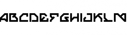 Anglegrinder Bold Font UPPERCASE