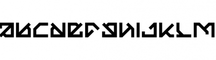 Anglegrinder Bold Font LOWERCASE