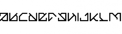 Anglegrinder Regular Font LOWERCASE
