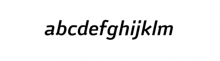 Anomoly Complete Medium Italic Font LOWERCASE