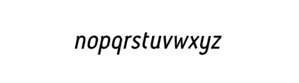 Antitled Basic Regular Italic Font LOWERCASE