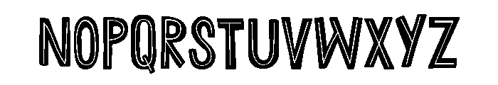 Anachronic Line Font UPPERCASE