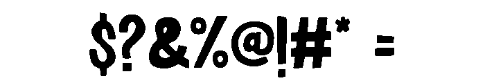 Anachronic Regular Font OTHER CHARS