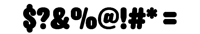 Anchor Black Font OTHER CHARS