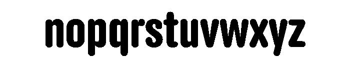 Anchor Semi Bold Font LOWERCASE