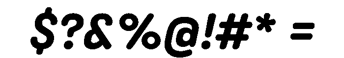 Angus Bold Italic Font OTHER CHARS