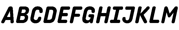 Angus Bold Italic Font UPPERCASE