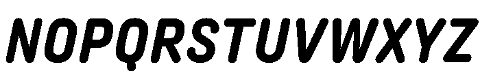 Angus Bold Italic Font UPPERCASE