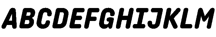 Angus Extra Bold Italic Font UPPERCASE