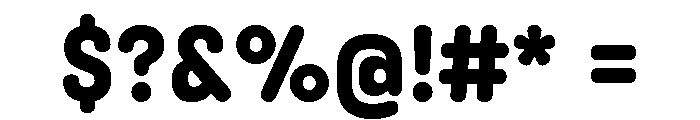 Angus Extra Bold Font OTHER CHARS