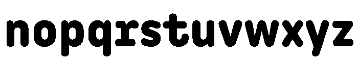 Angus Extra Bold Font LOWERCASE