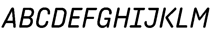 Angus Italic Font UPPERCASE